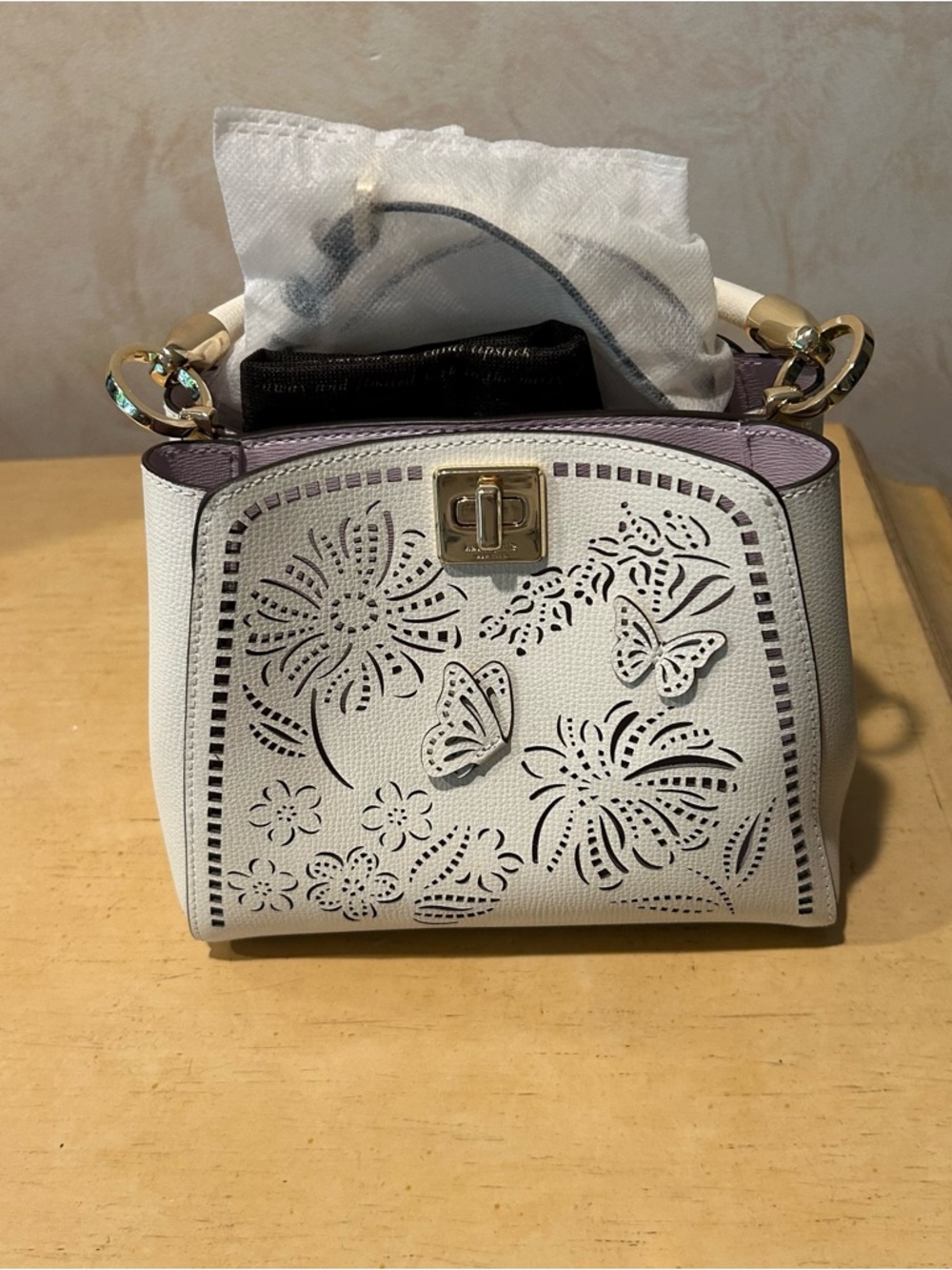 Kate spade phoebe perforated mini top handle crossbody women’s bag